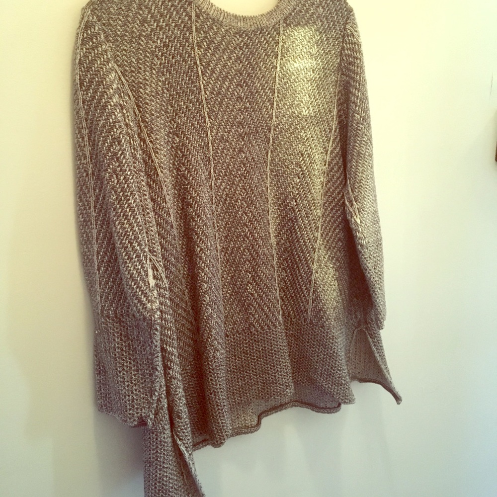 Oversized knit sweater